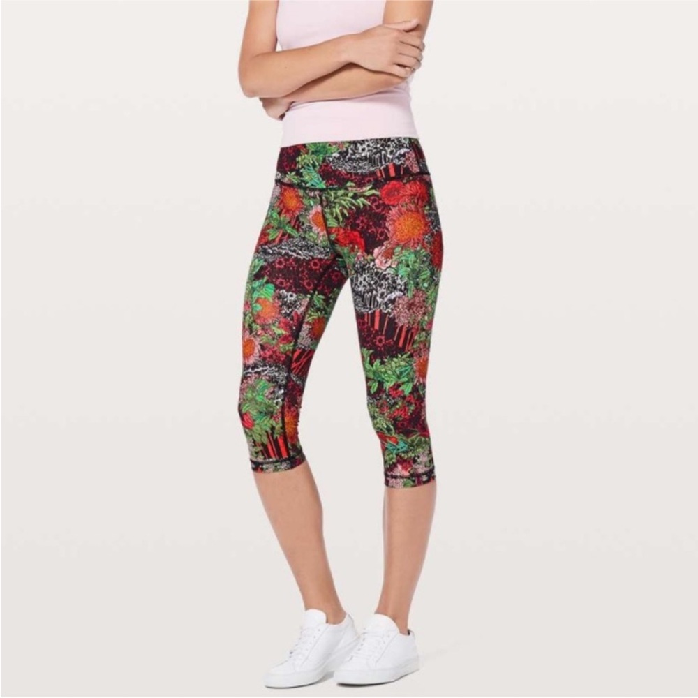 Lululemon Wunder Under Hi-Rise Crop Legging Zen Garden 6
